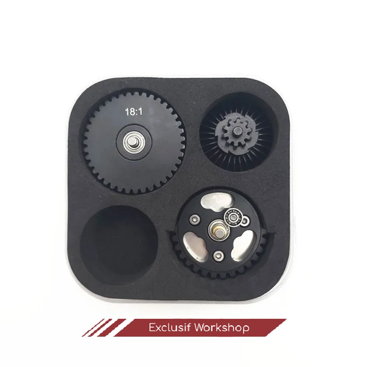 Set d'engrenages avec roulement à billes CNC high speed - pour gearbox V2 et V3 - 13:1/16:1/18:1/32:1/100:200/100:300