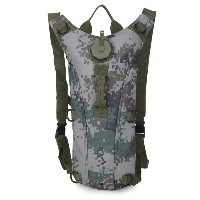 Sac d’hydratation tactique 3 L – plusieurs camouflages