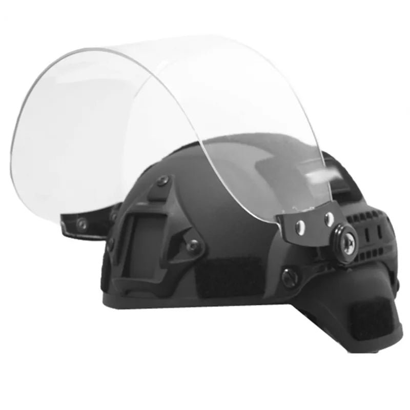 Casque factice type MICH2000 avec lunettes – Airsoft / cosplay