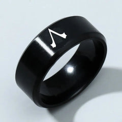 Bague logo Assassin’s Creed en acier inoxydable – Tailles 6 à 13