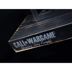 Support en bois pour entretien et présentation Airsoft – vue haute définition