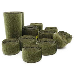 Bande auto-agrippante à coudre vert armée – 2 à 10 cm