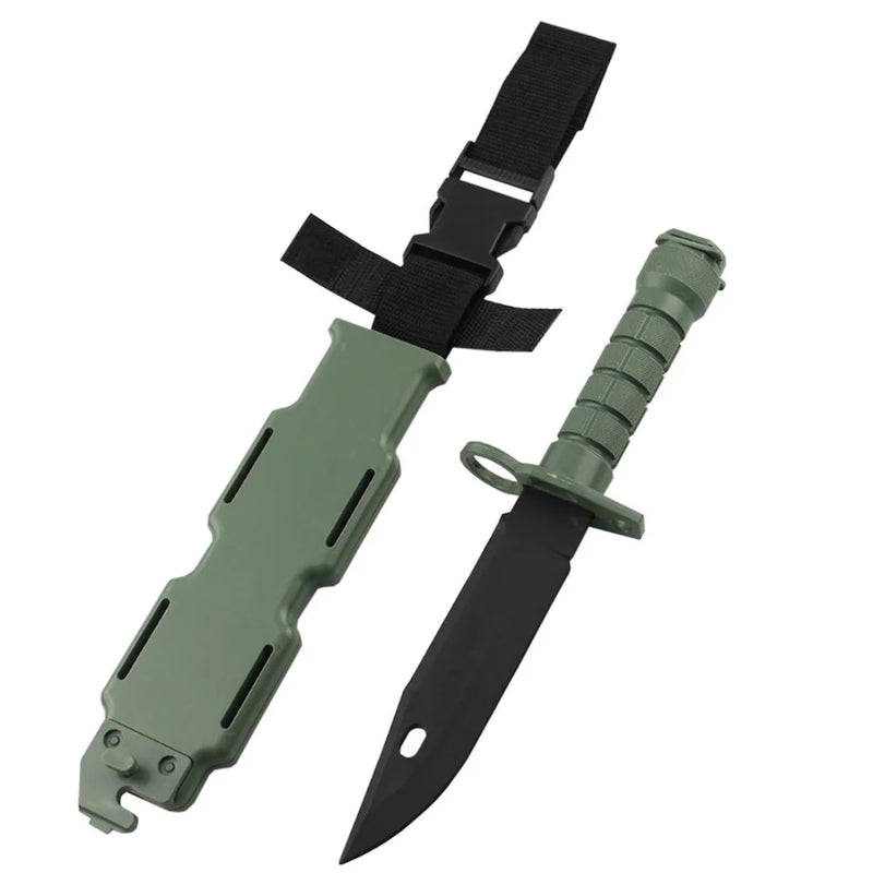 Couteau factice M9 souple pour entraînement et cosplay