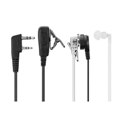 Oreillette PTT 2 broches pour radios Kenwood / Baofeng