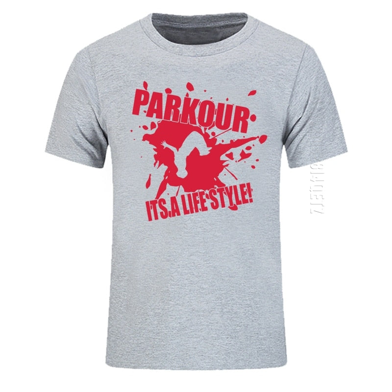 T-shirt Parkour "Its A Lifestyle", en coton