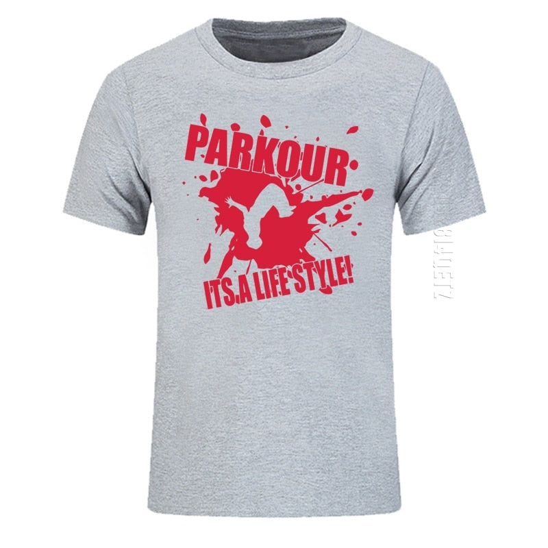 T-shirt Parkour « It’s a Lifestyle » en coton
