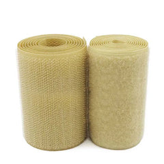 Bande auto-agrippante à coudre 100 mm – khaki, au mètre