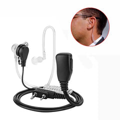 Oreillette PTT 2 broches pour radios Kenwood / Baofeng