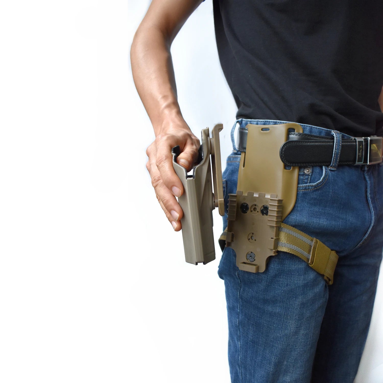 Sangle de cuisse pour plateforme holster QLS – Airsoft