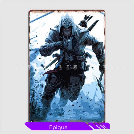 Plaque en métal Connor, Assassin's Creed 3