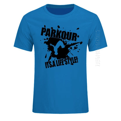 T-shirt Parkour "Its A Lifestyle", en coton