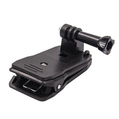 Clip rotatif 360° pour caméra d’action – sac, ceinture ou casquette