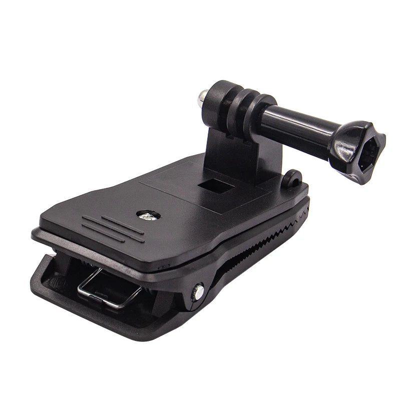 Clip rotatif 360° pour caméra d’action – sac, ceinture ou casquette