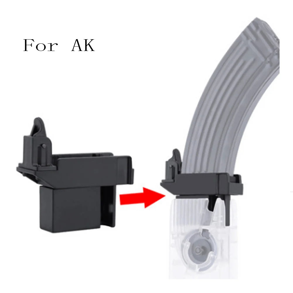 Speed loader à manivelle VULPO pour chargeurs Airsoft M4 – adaptateurs disponibles