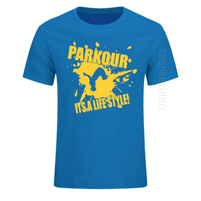 T-shirt Parkour "Its A Lifestyle", en coton