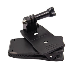 Clip rotatif 360° pour caméra d’action – sac, ceinture ou casquette