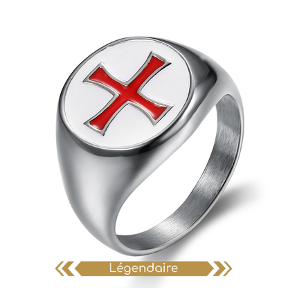 Bague en émail rouge Templiers Assassin's Creed 3