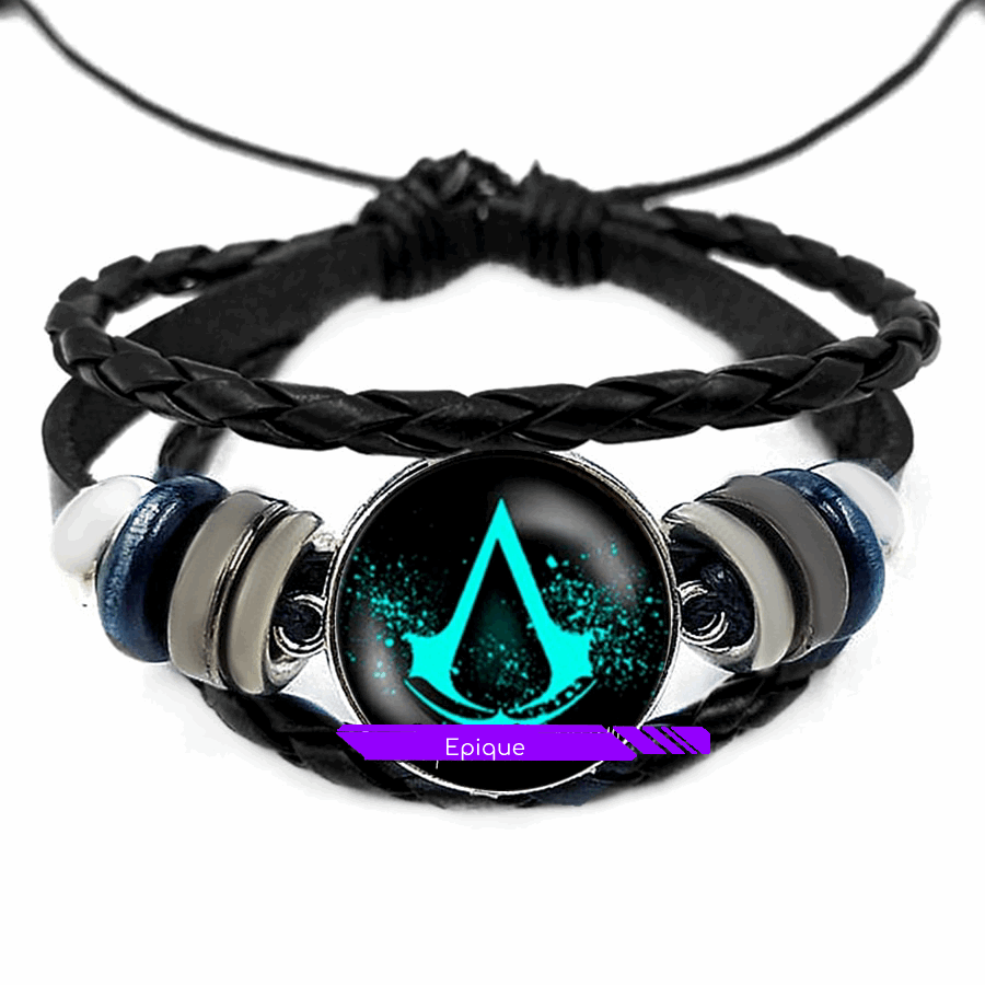 Assassin workshopAssassin workshopBracelets en cuir avec logo Assassin's Creed