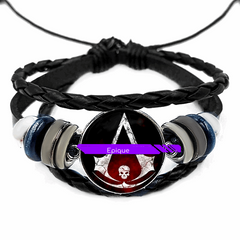 Bracelet en cuir Assassin’s Creed – fermoir