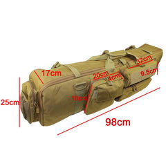 Sac de transport double pour répliques Airsoft type M249 ou M16