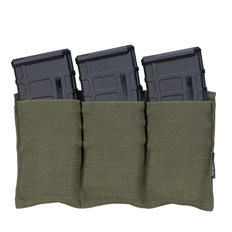 Porte-chargeurs triple 5,56 open-top MOLLE – IDOGEAR