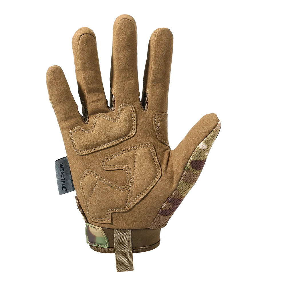 Gants tactiques doigts longs compatibles écran tactile