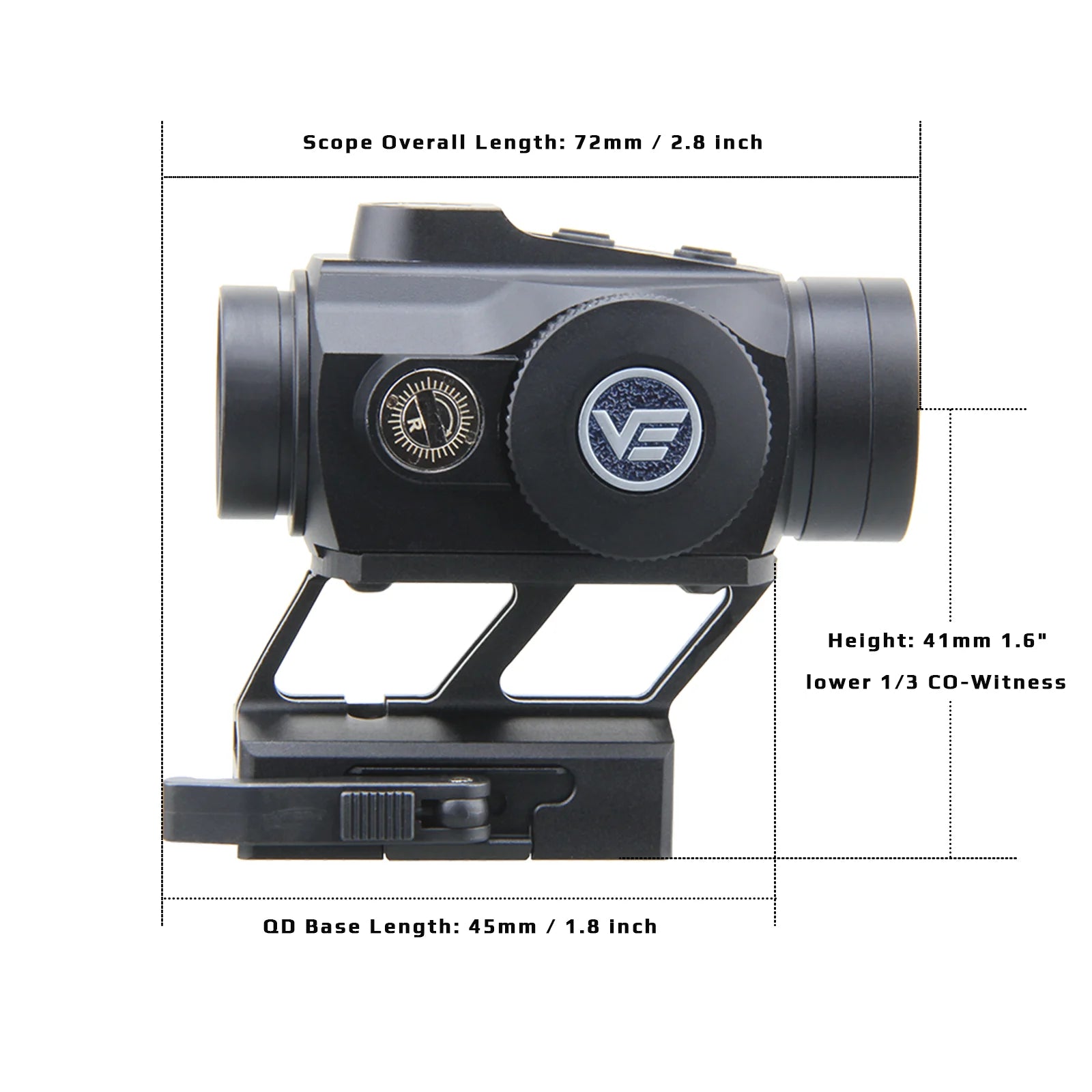 Viseur point rouge Maverick IV Mini 1×20 – Vector Optics SCRD-51
