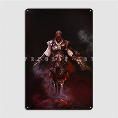 Plaque métallique Ezio et Armure d’Altaïr – Assassin’s Creed II