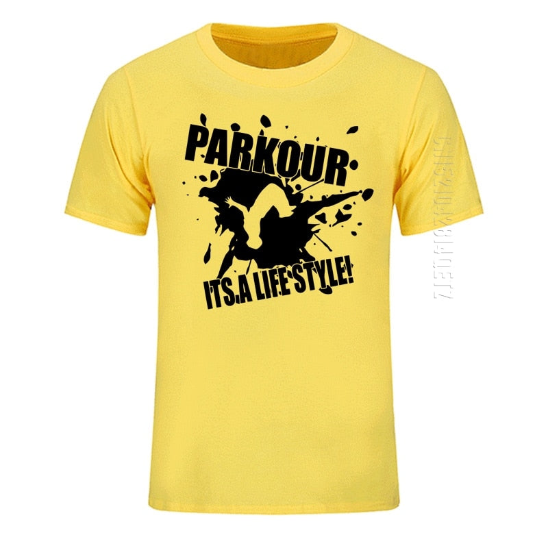 T-shirt Parkour « It’s a Lifestyle » en coton