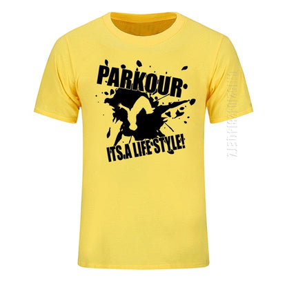 T-shirt Parkour "Its A Lifestyle", en coton