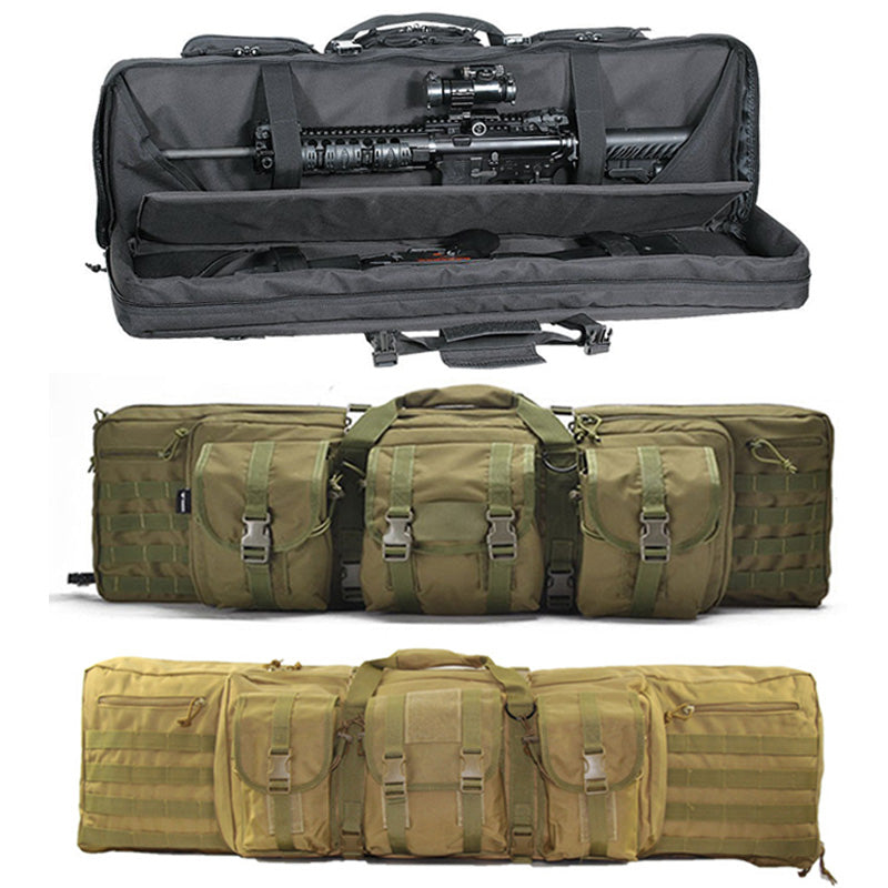 Sac de transport double pour répliques Airsoft type M249 ou M16
