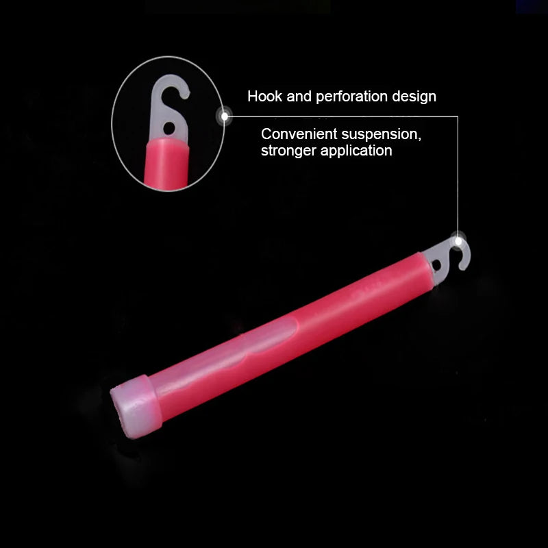 Bâton lumineux chimique 15 cm pour repérage terrain