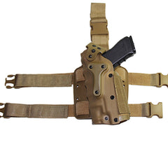 Holster universel de cuisse pour répliques de poing avec accessoires