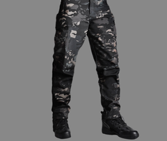 Pantalon cargo tactique multipoches doublé polaire – Plusieurs camouflages