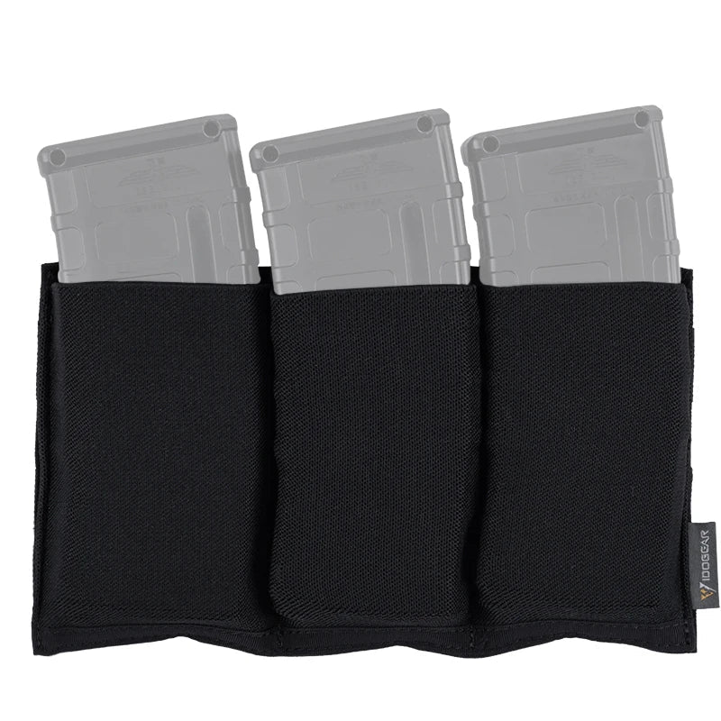Porte-chargeurs triple 5,56 open-top MOLLE – IDOGEAR