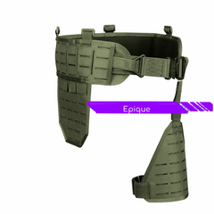 Ceinture de soutien rembourrée avec soutient de cuisse avec passant molle
