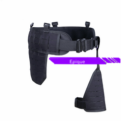 Ceinture de soutien rembourrée avec soutient de cuisse avec passant molle