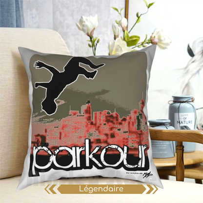 Taie d'oreiller Parkour Motif imprimée