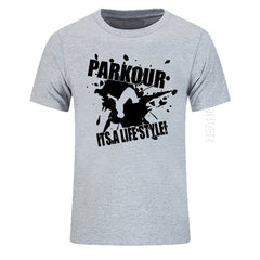 T-shirt Parkour « It’s a Lifestyle » en coton