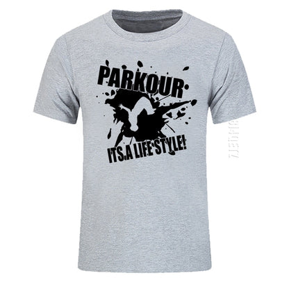 T-shirt Parkour "Its A Lifestyle", en coton