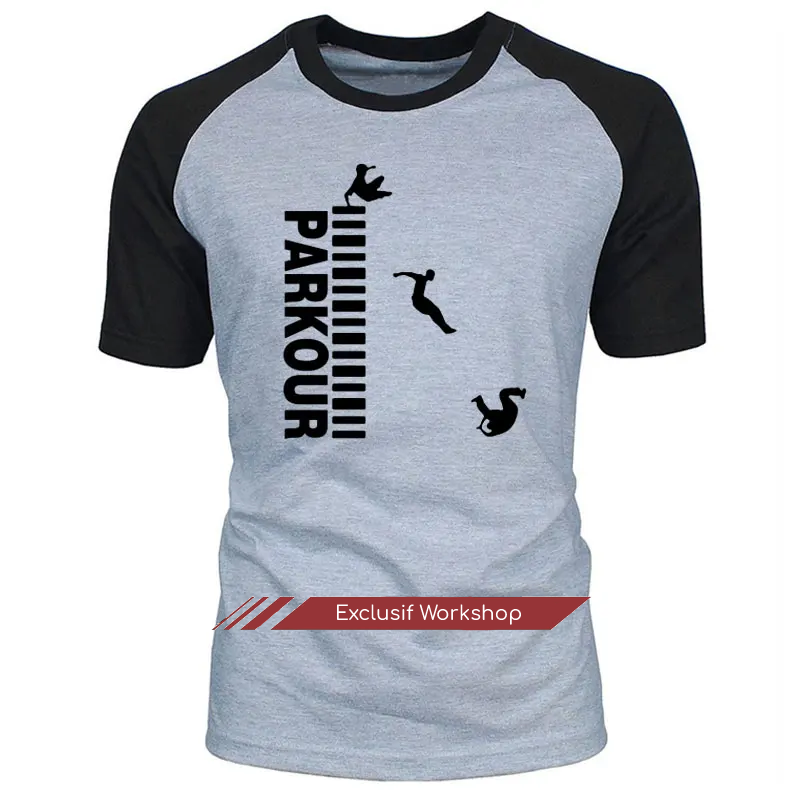 T-shirt Parkour en coton pour homme