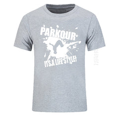 T-shirt Parkour « It’s a Lifestyle » en coton