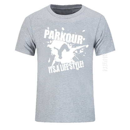 T-shirt Parkour "Its A Lifestyle", en coton