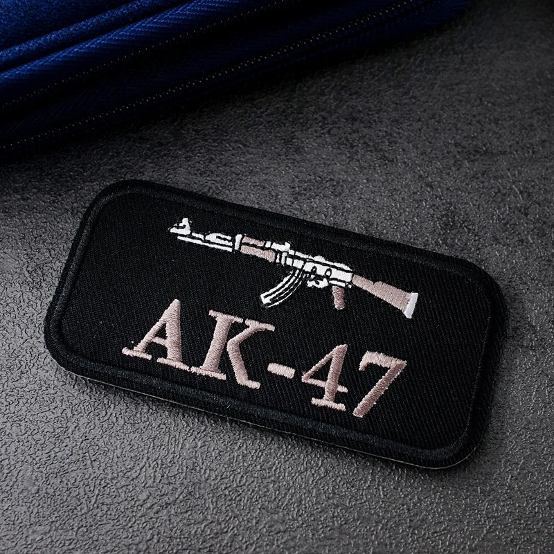 Patch brodé motif AK-47 thermocollant