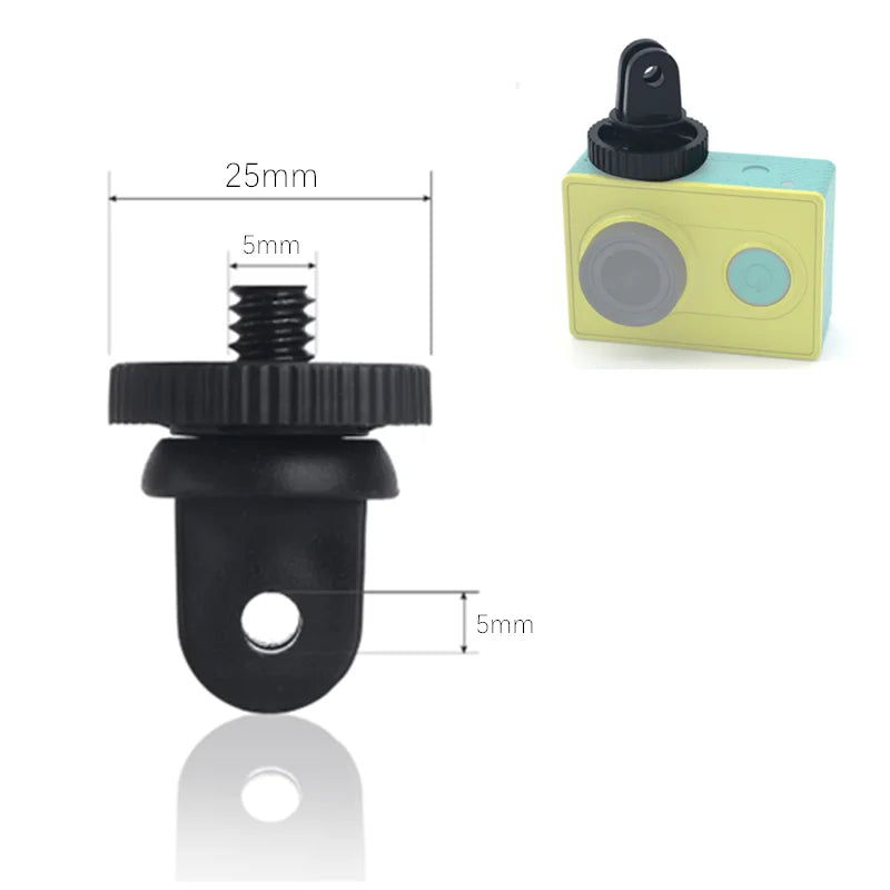 Adaptateur trépied 1/4″ pour caméra d’action GoPro / Yi