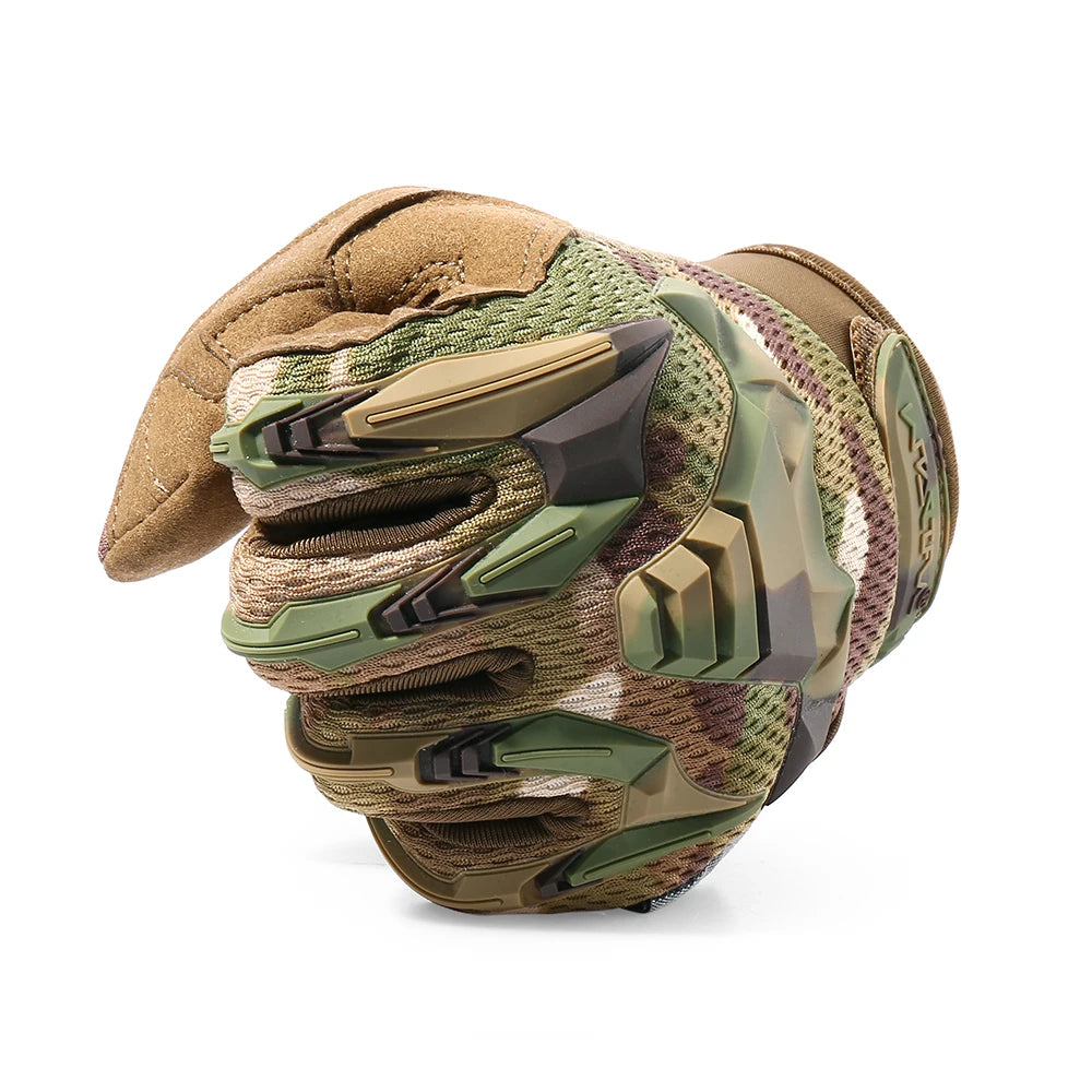 Gants tactiques doigts longs compatibles écran tactile