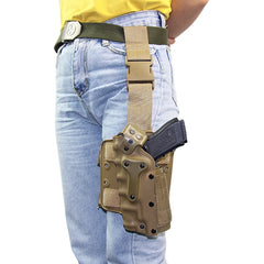 Holster universel de cuisse pour répliques de poing avec accessoires