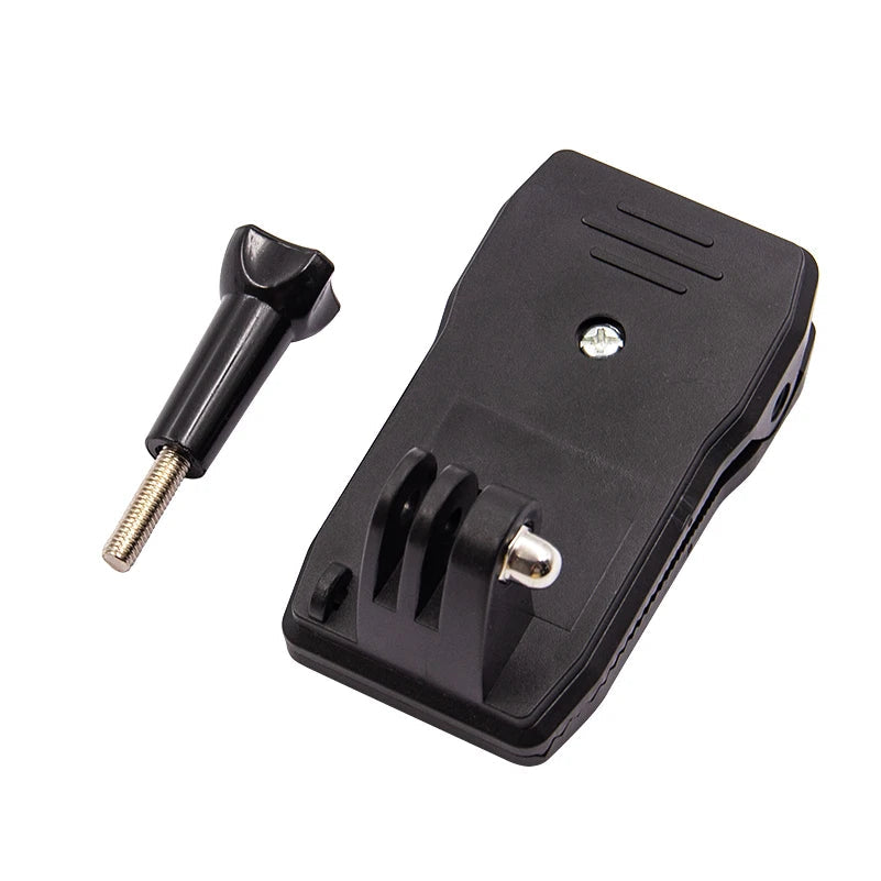 Clip rotatif 360° pour caméra d’action – sac, ceinture ou casquette