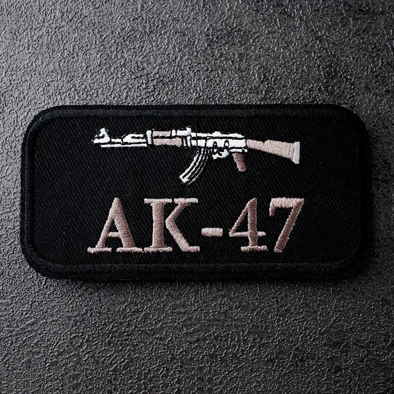 Patch brodé motif AK-47 thermocollant