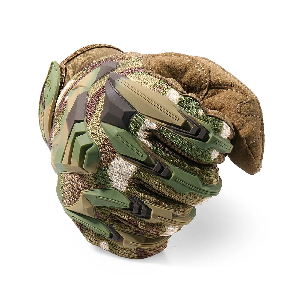 Gants tactiques doigts longs compatibles écran tactile